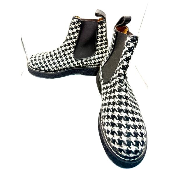 Flamingoes Paris houndstooth Chelsea boots 37 - Picture 3 of 10